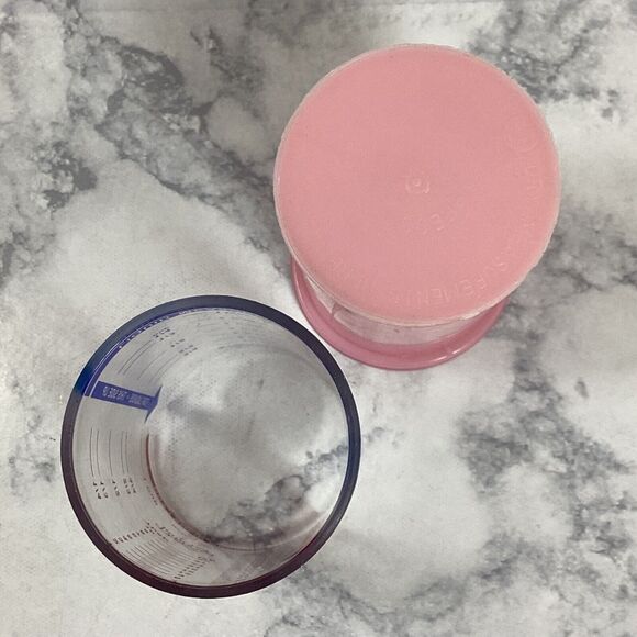 Pampered Chef Mini Measure All Cup Pink Breast Cancer 9897 Dry Liquid 1 Cup - Picture 5 of 5